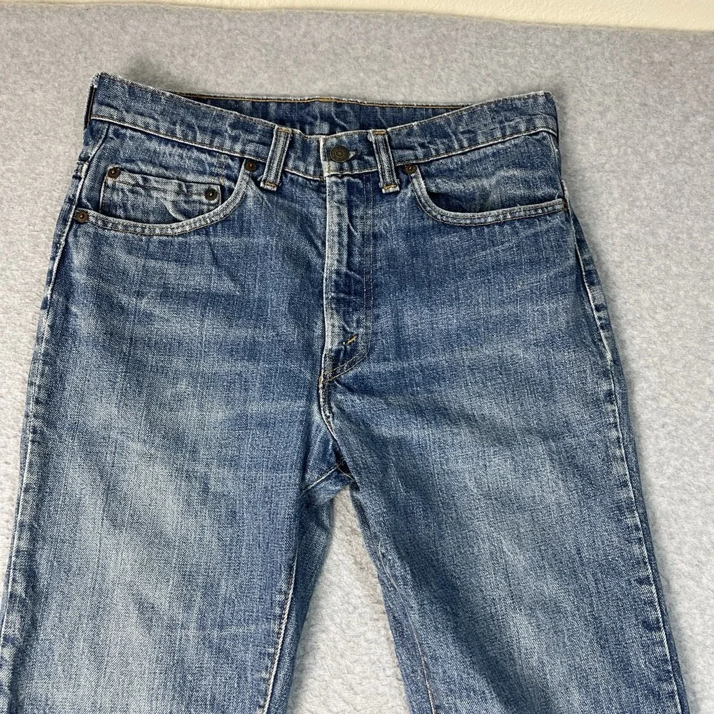 Vintage Levis Jeans Mens 31x26 Blue 517 Bootcut Western Cowboy 70s Talon Denim